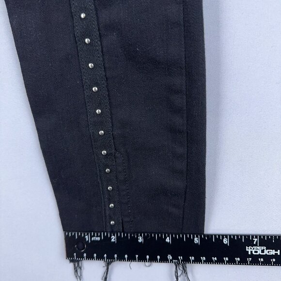 Express Skinny Jeans Womens Size 6 Petite High Rise Stretch Ankle Legging Black - Picture 6 of 13